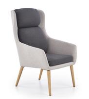 Fotelis Halmar Purio Grey/Dark Grey, 75x67x103 cm