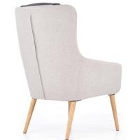 pilka fotel - Fotelis Halmar Purio Grey/Dark Grey, 75x67x103 cm - 2 nuotrauka
