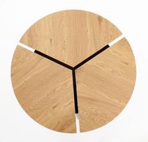 stalo remas - Kavos staliukas Halmar Luana Golden Oak/Black, 860x860x400 mm - 6 nuotrauka