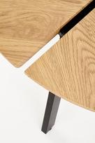 stalo remas - Kavos staliukas Halmar Luana Golden Oak/Black, 860x860x400 mm - 9 nuotrauka