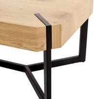 zurnalinis staliukas azuol - Kavos staliukas Halmar Lavida Golden Oak/Black, 1100x600x430 mm - 3 nuotrauka