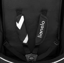 lengvas vezimelis - Lionelo Elia Oslo Black/White - 7 nuotrauka