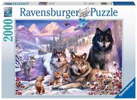 puzzle 2000 - Ravensburger Puzzle Winter Wolves 2000pcs - 1 nuotrauka