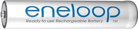 aaa eneloop - Elementai Panasonic Eneloop Rechargeable Battery 2xAAA 750mAh - 2 nuotrauka