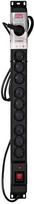 ActiveJet Surge Protector 12 Outlet Black 3m