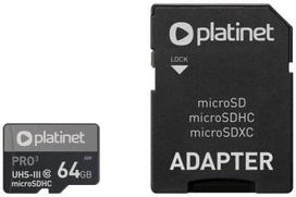 Platinet PRO1 64GB Micro SDHX Class 10