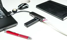 usb c ilgintuvas - Verbatim 49140 2-Port USB-C Hub - 3 nuotrauka