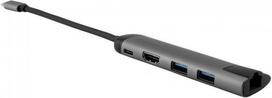 Verbatim USB-C 3.1 5-Port USB Hub Gray