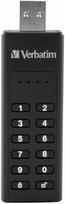 usb atmintukai 128gb senukai - Verbatim Keypad Secure 128GB USB 3.0 - 2 nuotrauka