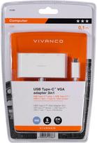 usb c ilgintuvas - Vivanco USB Type-C VGA Adapter 3in1 45386 - 2 nuotrauka