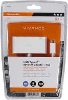 lan sakotuvas - Vivanco USB Type-C Network Adapter/hub White 45388 - 2 nuotrauka