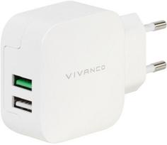 Vivanco USB Dual Charger 2.4/1A 37563