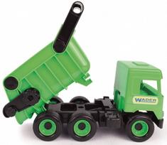 zaislinis sunkvezimis - Wader Middle Truck Tip-Lorry 32101 Green - 2 nuotrauka