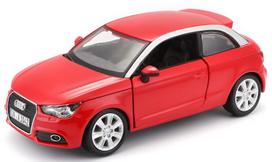 audi modeliukai - Bburago Car Audi A1 1:24 18-22127 Red - 1 nuotrauka