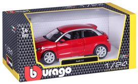 audi modeliukai - Bburago Car Audi A1 1:24 18-22127 Red - 5 nuotrauka