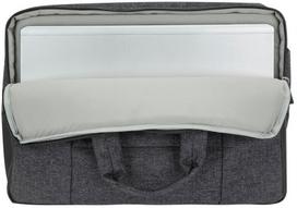macbook pro 15 - Rivacase Melange MacBook Pro And Ultrabook Bag 15.6'' Black - 7 nuotrauka