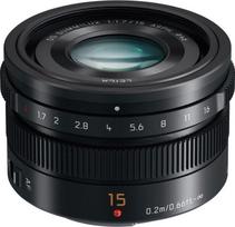 Panasonic Leica DG 15mm f/1.7 Summilux ASPH Black