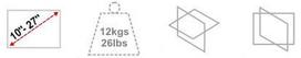 lcd stovas - NewStar Wall Mount For LED/LCD 10-27'' Silver - 4 nuotrauka