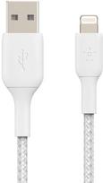 Belkin Braided USB To Apple Lightning Cable 15cm White