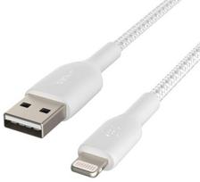 lightning usb 15cm - Belkin Braided USB To Apple Lightning Cable 15cm White - 4 nuotrauka