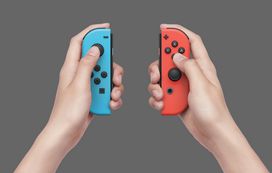 consoles - Nintendo Switch OLED (su Neon Red ir Neon Blue Joy-Con) - 6 nuotrauka