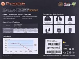 psu 500w - Thermaltake Smart SE2 500W PS-SPS-0500MNSAWE-1 - 5 nuotrauka