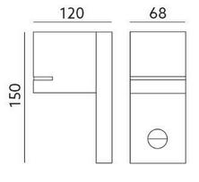 judesio jutiklis ip44 - Lauko šviestuvas Kobi Quazar 13 1xGU10 Grey - 3 nuotrauka