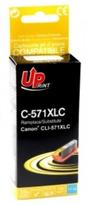 spausdintuvo canon kasetes - Rašalinio spausdintuvo kasetė Uprint Cartridge For Canon 11ml Cyan - 2 nuotrauka