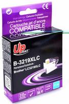 rasalines kasetes spausdintuvams - Rašalinio spausdintuvo kasetė Uprint Cartridge for Brother 17ml Blue - 2 nuotrauka