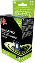 hp spausdintuvas rasalinis - Rašalinio spausdintuvo kasetė Uprint Cartridge for HP Black 25ml Colour 21ml - 2 nuotrauka