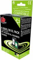 hp spausdintuvas rasalinis - Rašalinio spausdintuvo kasetė Uprint Cartridge for HP Black 35ml Colour 21ml - 2 nuotrauka
