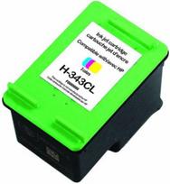 hp 343 - Rašalinio spausdintuvo kasetė Uprint Cartridge for HP Yellow Cyan Magenta 21ml - 1 nuotrauka