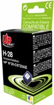 hp spausdintuvas rasalinis - Rašalinio spausdintuvo kasetė Uprint Cartridge for HP 21ml Magenta Yellow Cyan - 2 nuotrauka