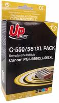 canon 551 - Rašalinio spausdintuvo kasetė Uprint Cartridge For Canon Black Grey Magenta Yellow - 2 nuotrauka