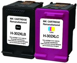 302xl juoda - Rašalinio spausdintuvo kasetė Uprint Cartridge for HP Black 20ml Cyan 21ml Magenta 21mlYellow 21ml - 1 nuotrauka