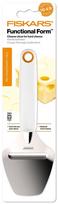 slicer pjaustykle - Fiskars Functional Form Cheese Slicer For Hard Cheese White/​Orange - 4 nuotrauka