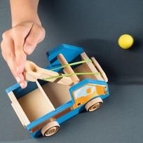 zaislai sunkvezimis - Stanley Jr Truck Catapult Kit - 4 nuotrauka