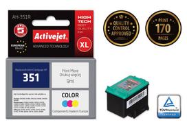 hp 21 - ActiveJet AH-351R Cartridge 9ml Cyan Magenta Yellow - 2 nuotrauka