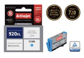 rasalai spausdintuvo - Rašalinio spausdintuvo kasetė ActiveJet AH-920CCX Cartridge 12ml Cyan - 2 nuotrauka