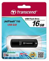 usb laikmenia - Transcend JetFlash 700 16GB Black (Juodas) - 4 nuotrauka