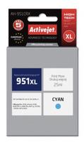 Rašalinio spausdintuvo kasetė ActiveJet Ink Cartridge For HP 25ml Cyan