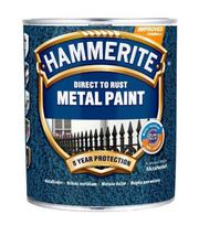 hammerite dazai metalui - Metalo dažai Hammerite Hammered, juodi, 2.5 l - 1 nuotrauka
