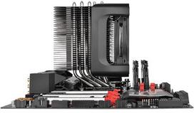 korpuso ausintuvai - Thermaltake Riing Silent 12 Pro Blue CPU Cooler CL-P021-CA12BU-A - 10 nuotrauka