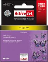 rasalai spausdintuvo - Rašalinio spausdintuvo kasetė ActiveJet Cartridge AB-223YN For Brother 10ml Yellow - 2 nuotrauka
