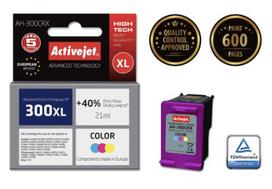 hp spausdintuvas rasalinis - Rašalinio spausdintuvo kasetė ActiveJet AH-300CRX Cartridge 21ml Cyan Magenta Yellow - 2 nuotrauka