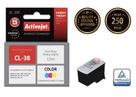 kaseta 12 - Rašalinio spausdintuvo kasetė ActiveJet AC-38 Cartridge 12ml Cyan Magenta Yellow - 2 nuotrauka