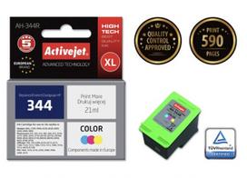 hp 21 - Rašalinio spausdintuvo kasetė ActiveJet AH-344R Cartridge 21ml Cyan Magenta Yellow - 2 nuotrauka