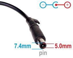 dell 19.5v 3.34a 65w - Akyga Power Adapter 19.5V/3.34A 65W 7.4x5.0+pin - 3 nuotrauka