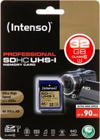 32gb atminties kortel - Intenso Professional 32GB SDHC UHS-I Class 10 - 2 nuotrauka