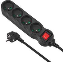 Maclean Power Strip MCE180 1.4m Black